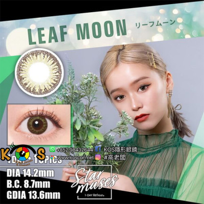 1-DAY Refrear Star Muses Leaf Moon ワンデーリフレア スターミューズ リーフムーン 1-DAY Refrear Star Muses Leaf Moon ワンデーリフレア スターミューズ リーフムーン